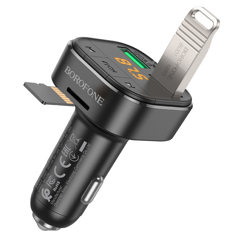Borofone In-car charger & FM transmitter BC43 Flash Borofone In-car charger & FM transmitter BC43 Flash